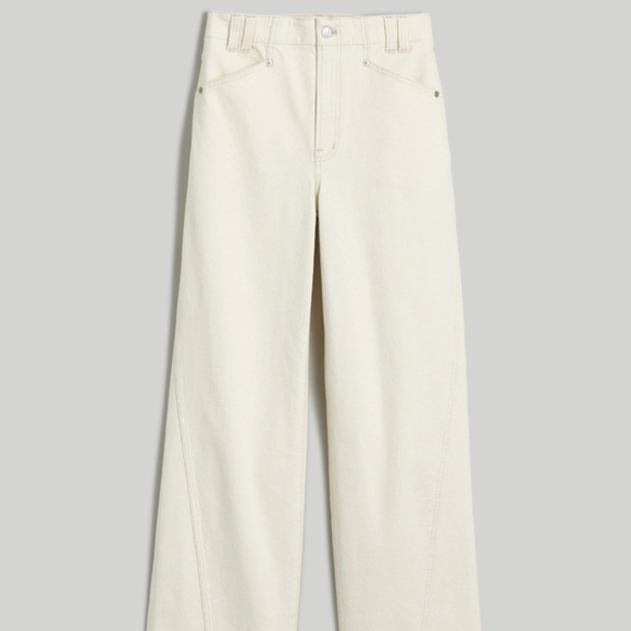 NWT Madewell Perfect Vintage Wide- leg Jean in Vintage Canvas Snap Edition SZ 23 - Picture 8 of 9